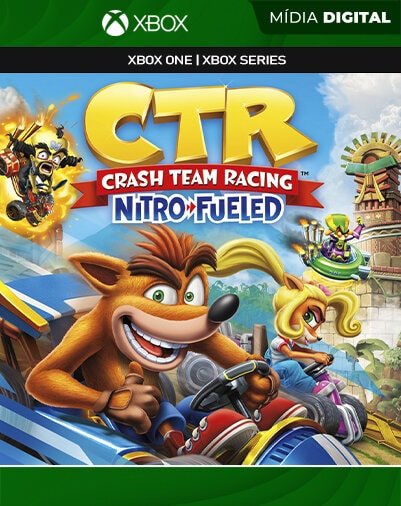 Crash Team Racing Nitro-Fueled xbox one/series Midia Digital