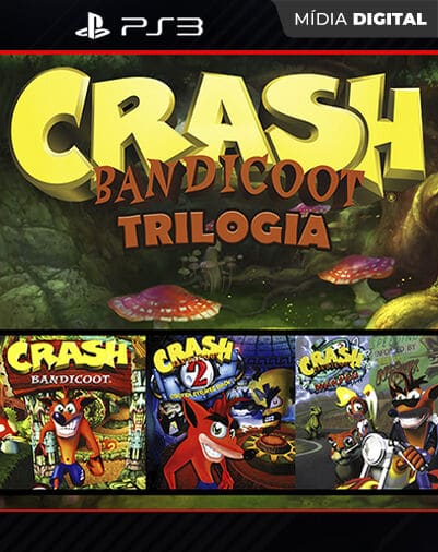 Crash 1, 2, 3 ( PS1 Classic ) Playstation 3 Mídia Digit...