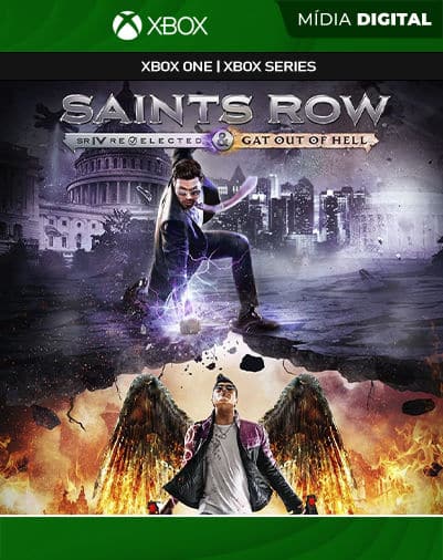 Saints Row IV: Re-Elected & Gat out of Hell Xbox One Mídia Digital
