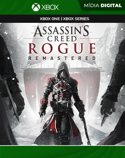 Assassins Creed Rogue Remastered Xbox one/series Mídia Digital
