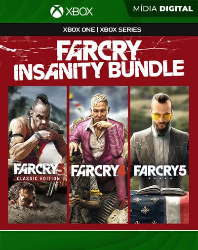 Far Cry – Pacote Insanidade Xbox one/series Mídia Digital