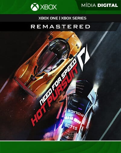 Need for Speed Hot Pursuit Remastered Xbox one/series Mídia Digital