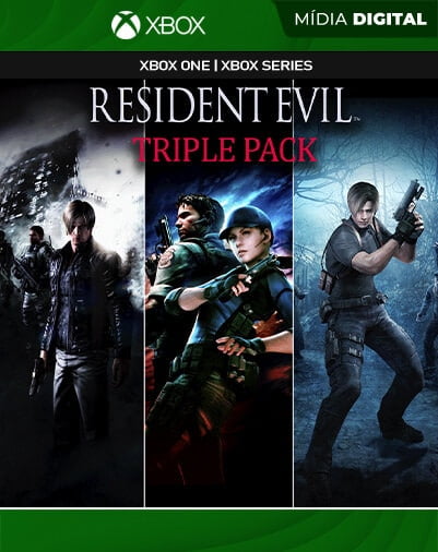 Resident Evil 4 5 6 Triple Pack Xbox One/series Mídia Digital