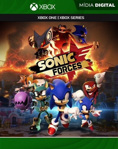 SONIC FORCES Xbox one/series Mídia Digital