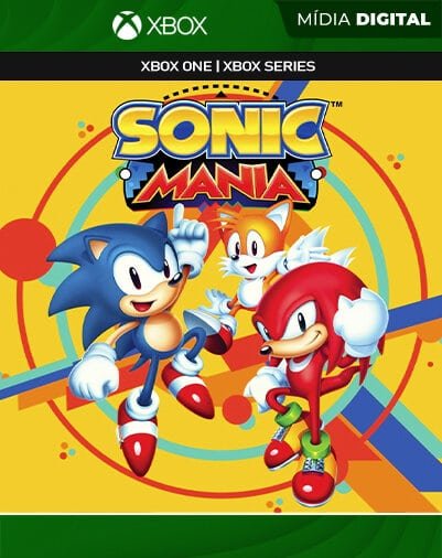 Sonic Mania Xbox one/series Mídia Digital