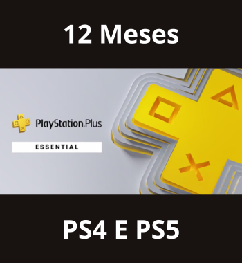 Assinatura Playstation Plus Essential - 12 Meses - PS4 e PS5 - Mídia Digital