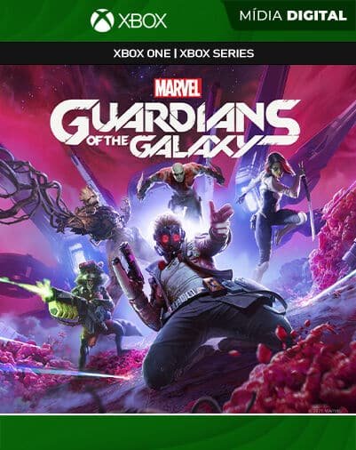 Guardiões da Galáxia da Marvel Xbox Mídia Digital