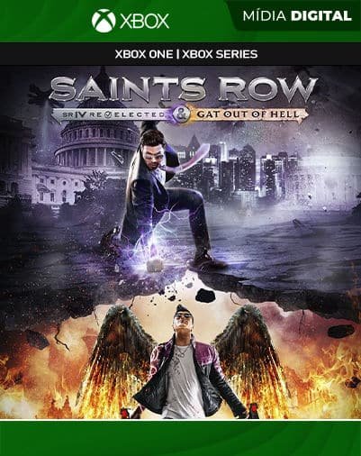 Saints Row IV: Re-Elected & Gat out of Hell Xbox Mídia Digital