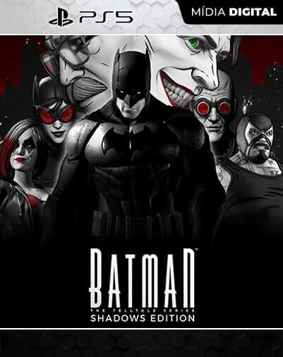 Batman the telltale series shadow edition Playstation 5… Mídia Digital