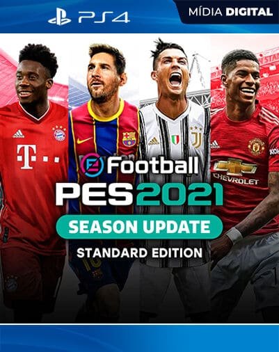 Efootball PES 2021 Season Update Standard Edition Playstation 4 Mídia Digital