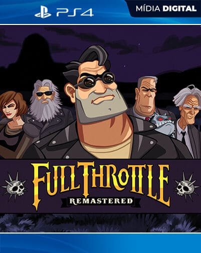 Full Throttle Remastered Playstation 4 Mídia Digital