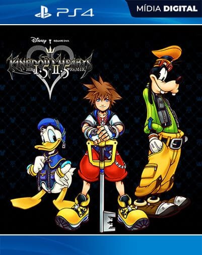 Kingdom Hearts HD 1.5 + 2.5 ReMix Playstation 4 Mídia Digital