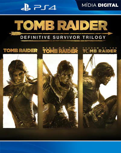 Tomb Raider Definitive Survivor Trilogy Playstation 4 Mídia Digital