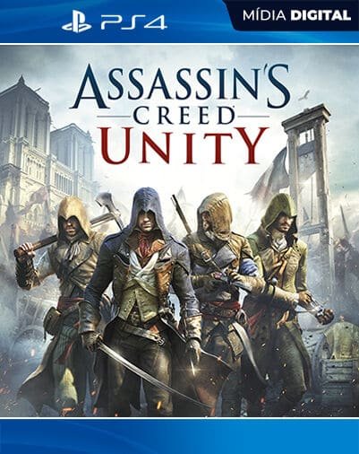 Assassins Creed Unity Playstation 4 Mídia Digital