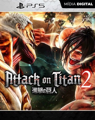 Attack on Titan 2 Playstation 5 Mídia Digital