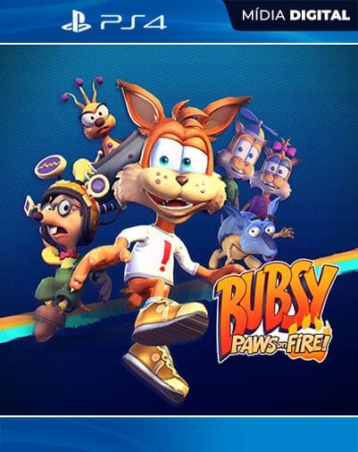 Bubsy: Paws on Fire! Playstation 4 Mídia Digital