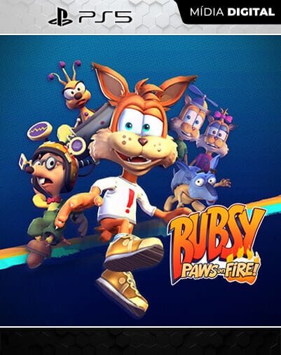 Bubsy: Paws on Fire! Playstation 5 Mídia Digital