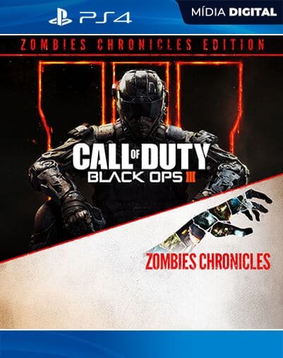 Call of Duty: Black Ops III - Edição Zombies Chronicles Playstation 4 Mídia Digital