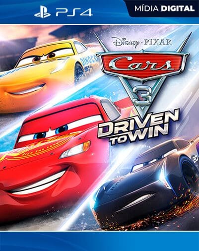 Carros 3: Correndo para Vencer Playstation 4 Mídia Digital