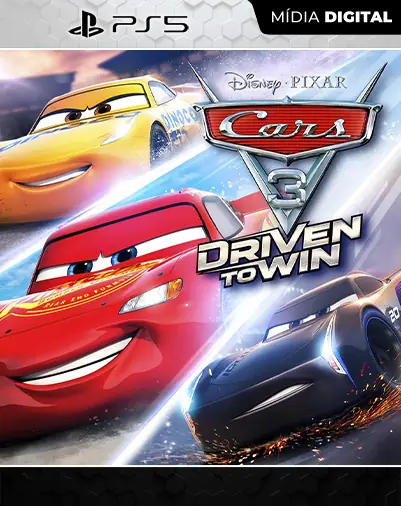 Carros 3: Correndo para Vencer Playstation 5 Mídia Digital