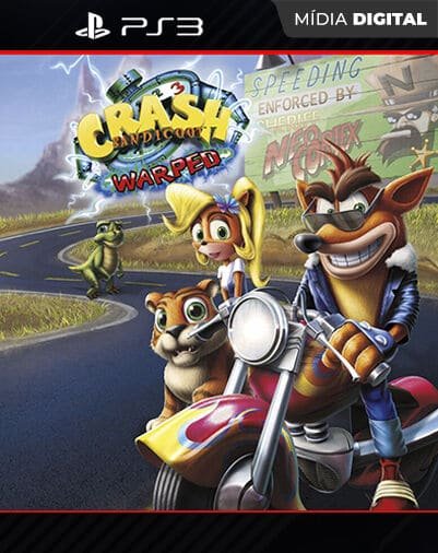 Crash Bandicoot 3 ( PS1 Classic ) Playstation 3 Mídia Digital