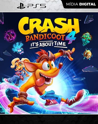 Crash Bandicoot 4: It's About Time Playstation 5 Mídia Digital
