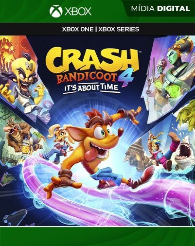 Crash Bandicoot 4: It's About Time Xbox Mídia Digital