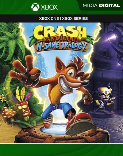 Crash Bandicoot N. Sane Trilogy Xbox Mídia Digital