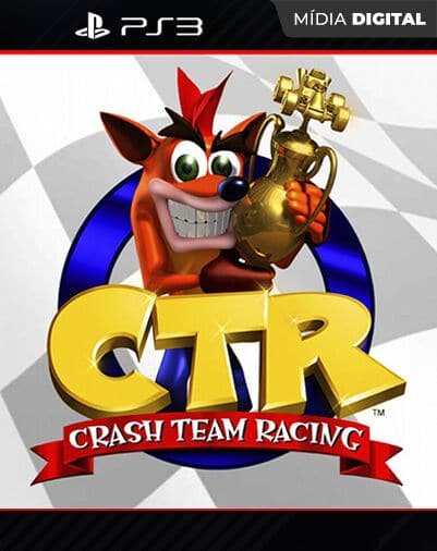 Crash Team Racing CTR ( PS1 Classic ) Playstation 3 Mídia Digital