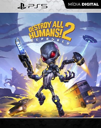 Destroy All Humans! 2 – Reprobed Playstation 5 Mídia Digital