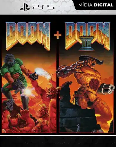 DOOM + DOOM II Playstation 5 Mídia Digital