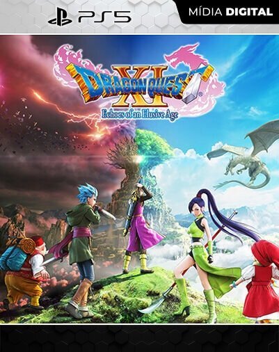 DRAGON QUEST XI – Digital Edition of Light Playstation 5 Mídia Digital