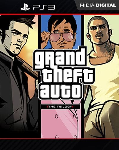 Grand Theft Auto GTA: The Trilogy (PS2 Classic Bundle) Mídia Digital