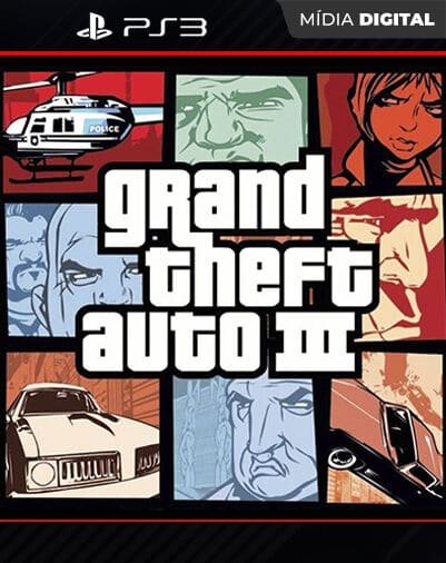 Grand Theft Auto GTA 3 (PS2 Classic) Mídia Digital