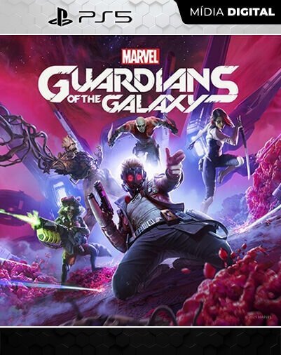 Guardiões da Galáxia da Marvel Playstation 5 Mídia Digital