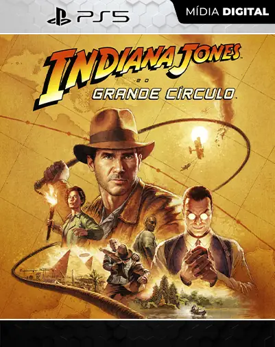 Indiana Jones e o Grande Círculo Playstation 5 Mídia Digital