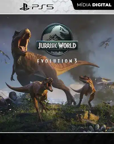 Jurassic World Evolution 3 Playstation 5 Mídia Digital