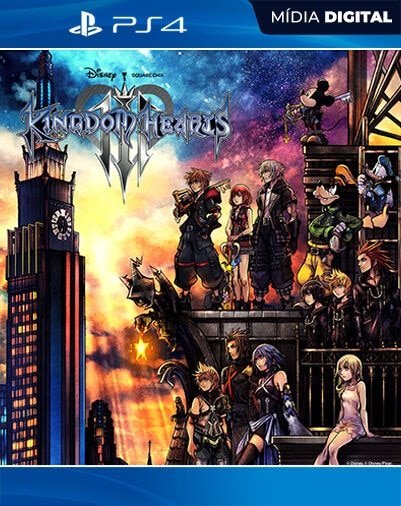 KINGDOM HEARTS III Playstation 4 Mídia Digital