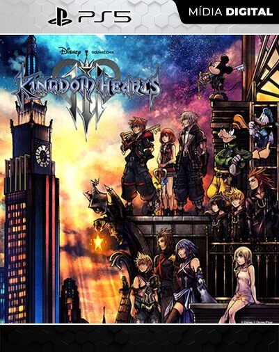KINGDOM HEARTS III Playstation 5 Mídia Digital
