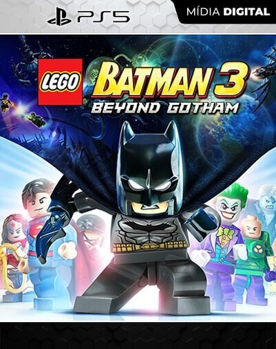 LEGO Batman 3 Beyond Gotham Playstation 5 Mídia Digital