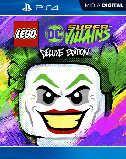 LEGO DC Super-Vilões Edição Deluxe Playstation 4 Mídia Digital