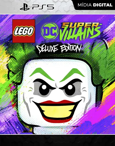 LEGO DC Super-Vilões Edição Deluxe Playstation 5 Mídia Digital