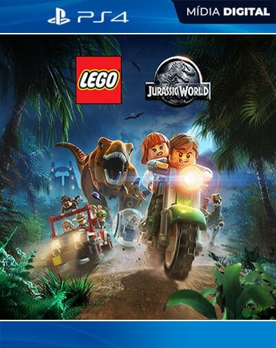LEGO Jurassic World O Mundo Dos Dinossauros Playstation 4 Mídia Digital