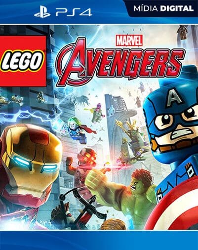 LEGO Marvel Vingadores Avengers Playstation 4 Mídia Digital