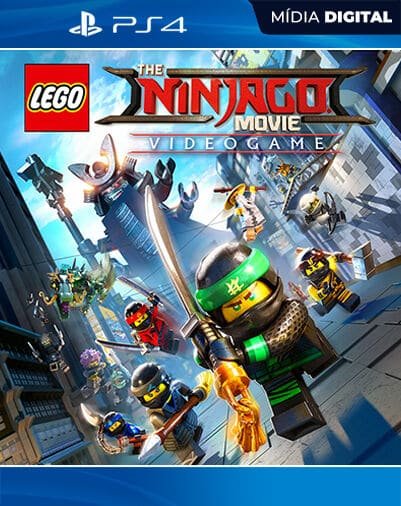 LEGO NINJAGO O Filme: Video Game Playstation 4 Mídia Digital