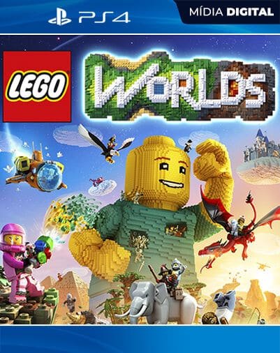 LEGO Worlds Playstation 4 Mídia Digital