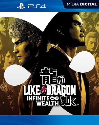 Like a Dragon: Infinite Wealth Playstation 4 Mídia Digital