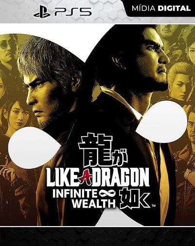 Like a Dragon: Infinite Wealth Playstation 5 Mídia Digital