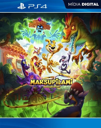 Marsupilami: Hoobadventure Playstation 4 Mídia Digital