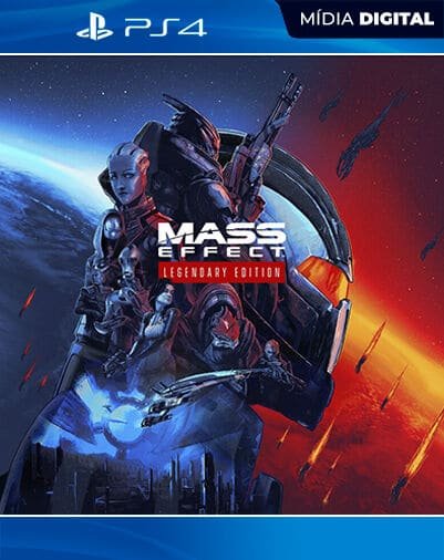 Mass Effect Legendary Edition Playstation 4 Mídia Digital